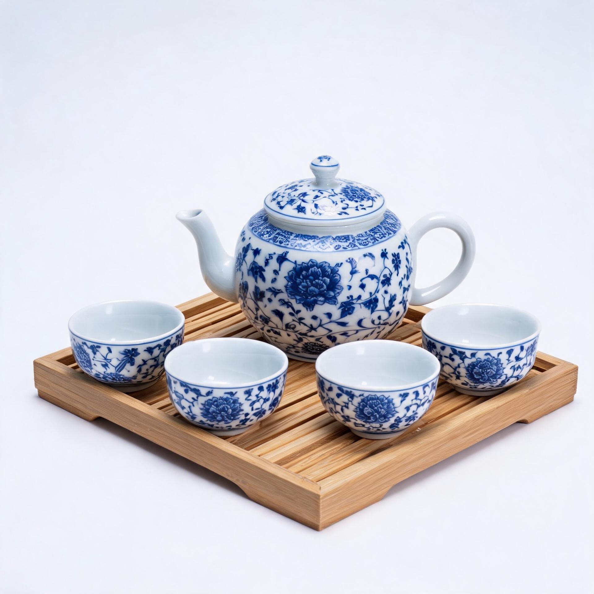 景德镇青花瓷功夫茶具套装